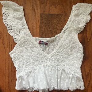 urban outfitters white blouse